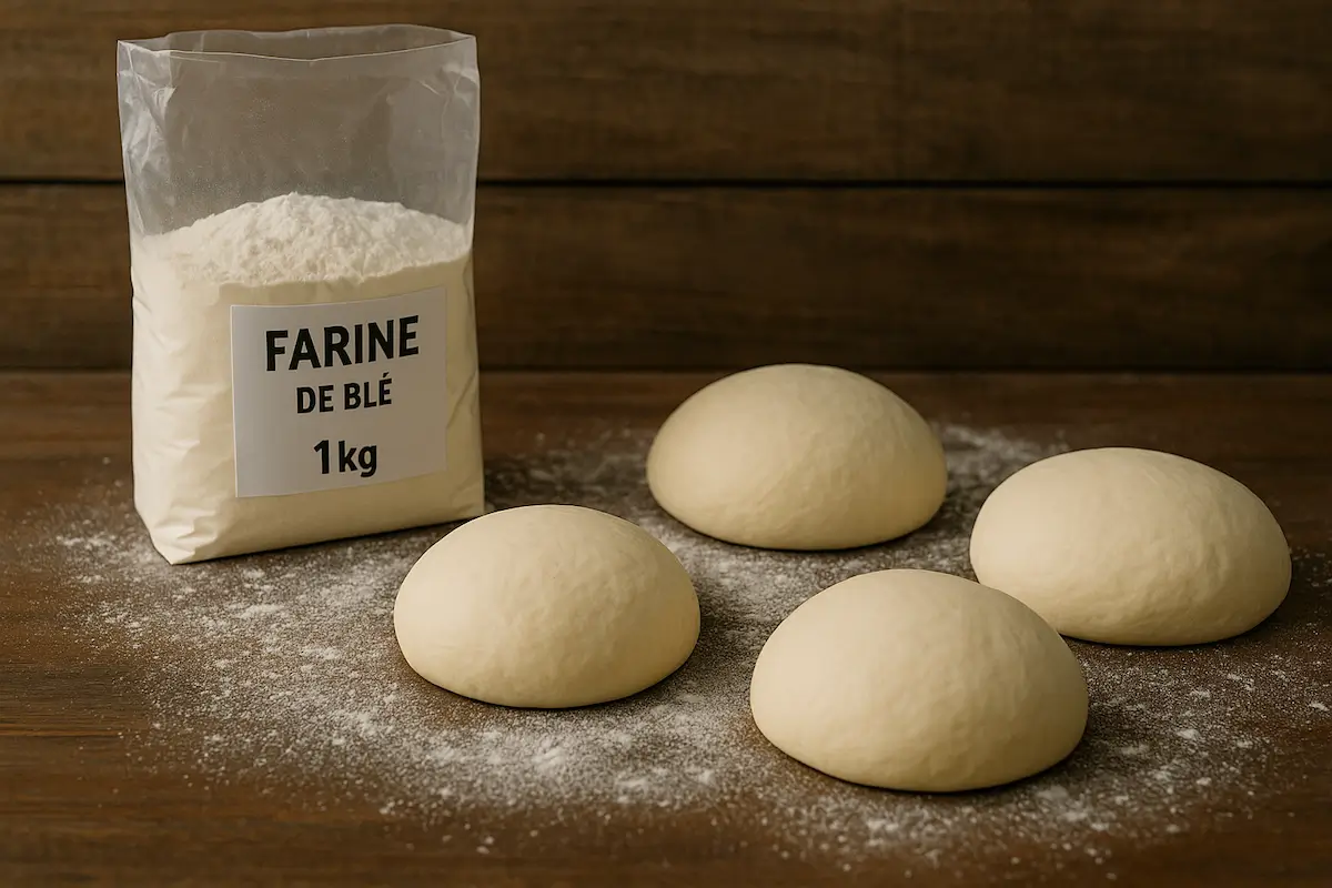 combien de pizza avec 1kg de farine