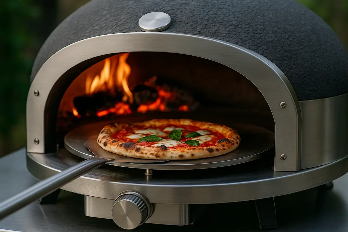 Four a pizza rotatif